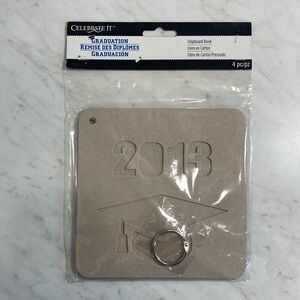 Celebrate It Chipboard Book Graduation 2013 NEW